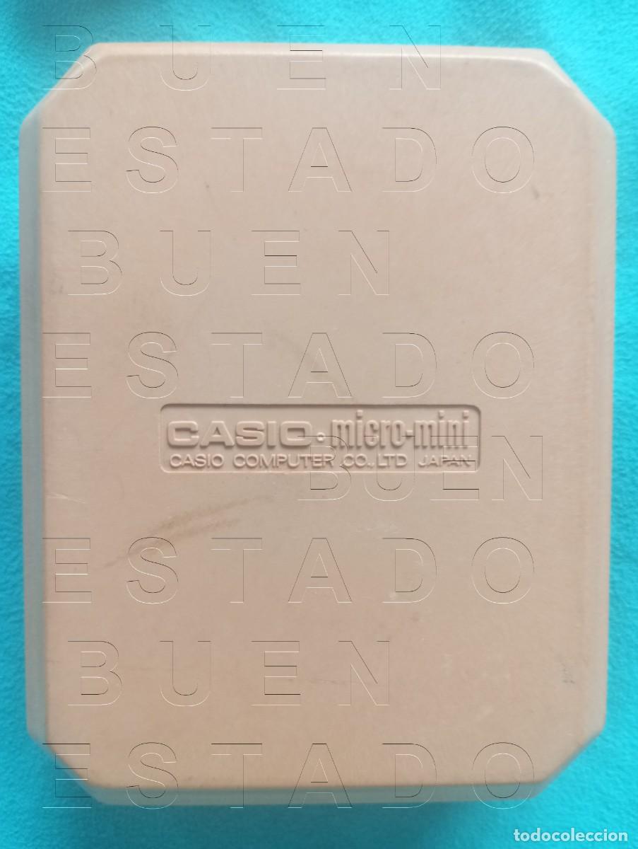 Antig&uuml;edades: CALCULADORA CASIO MICRO MINI CON ESTUCHE Y FUNDA FUNCIONANDO CJ2 - Foto 6