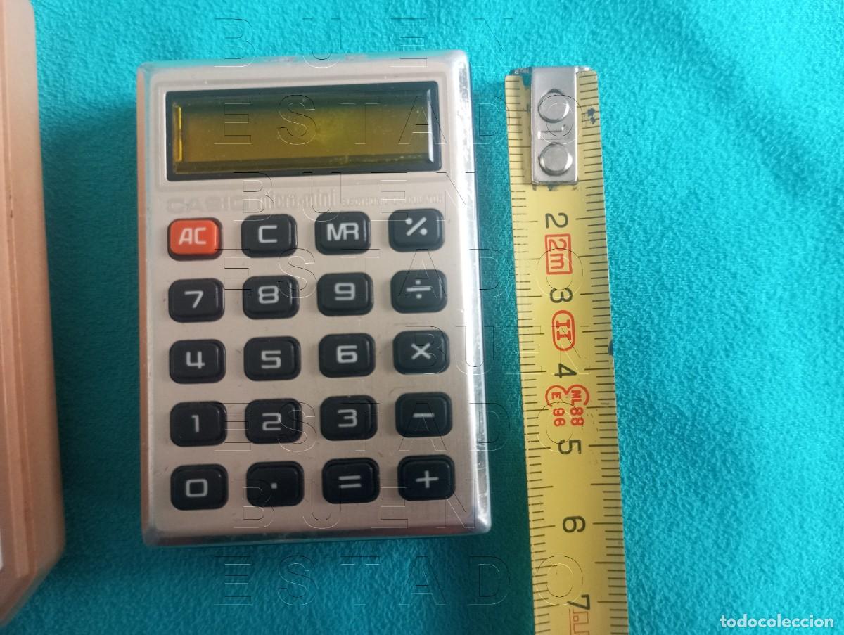 Antig&uuml;edades: CALCULADORA CASIO MICRO MINI CON ESTUCHE Y FUNDA FUNCIONANDO CJ2 - Foto 13