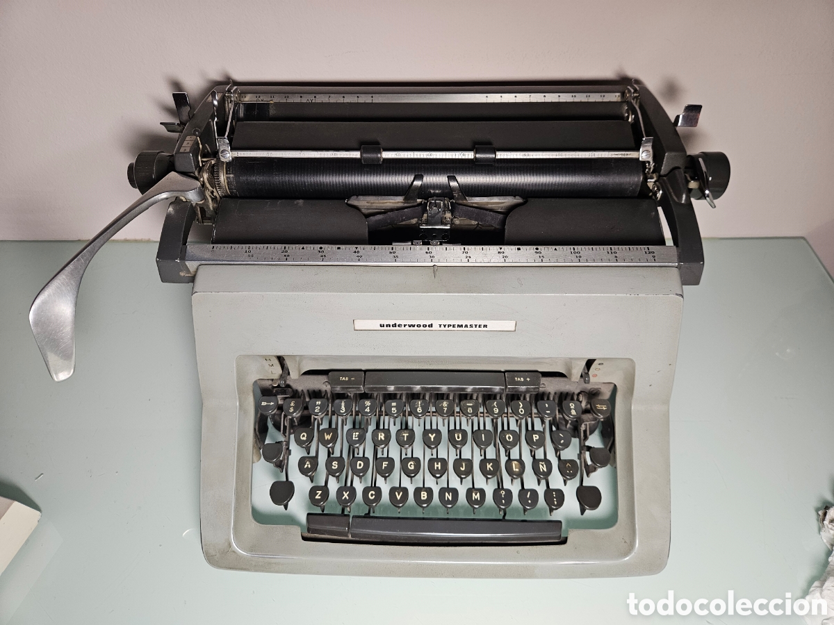 Antiques: Antigua M&aacute;quina de Escribir Mec&aacute;nica Underwood Typemaster - A&ntilde;os 50/60 - &iexcl;MEC&Aacute;NICA SUAVE Y OPERATIVA