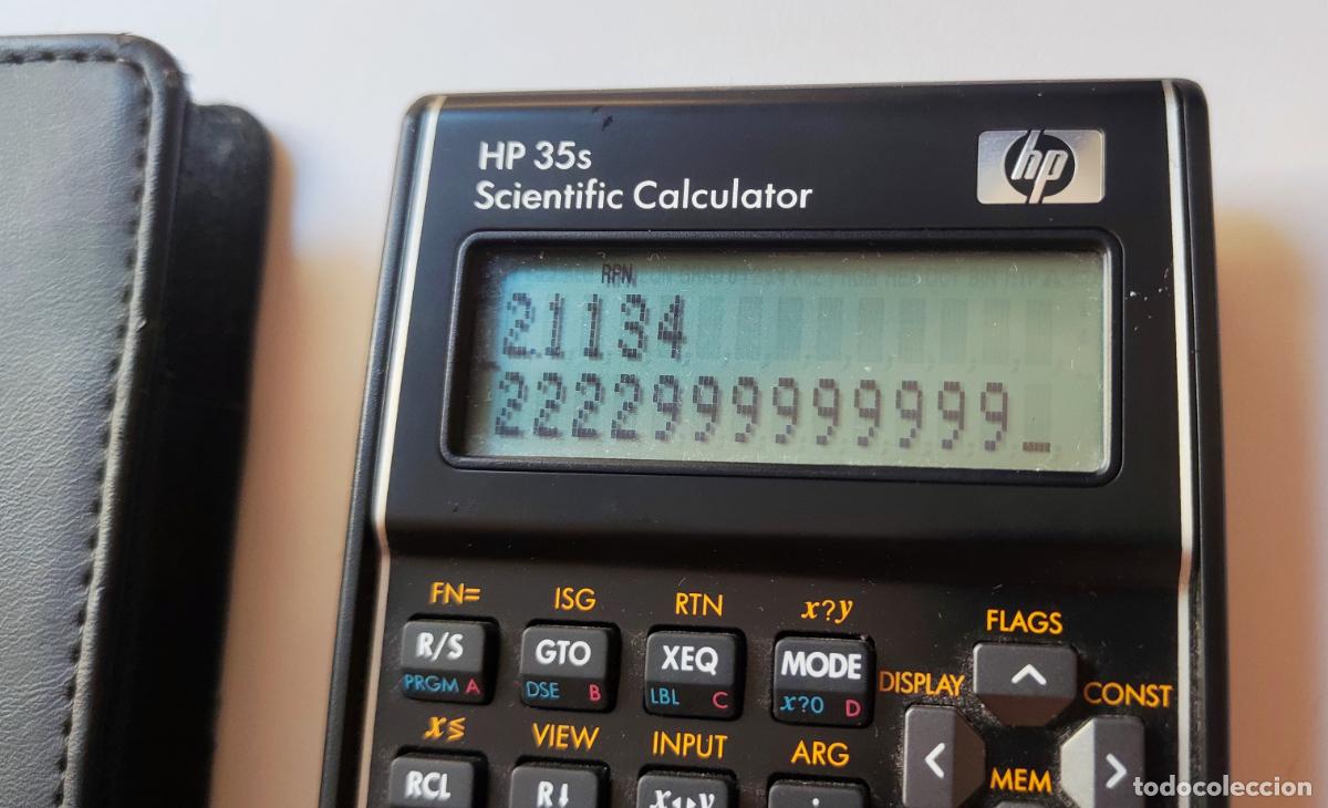 Antig&uuml;edades: HP 35S RPN CALCULADORA CIENT&Iacute;FICA HEWLETT PACKARD HP-35S PROGRAMABLE SCIENTIFIC CALCULATOR - Foto 4