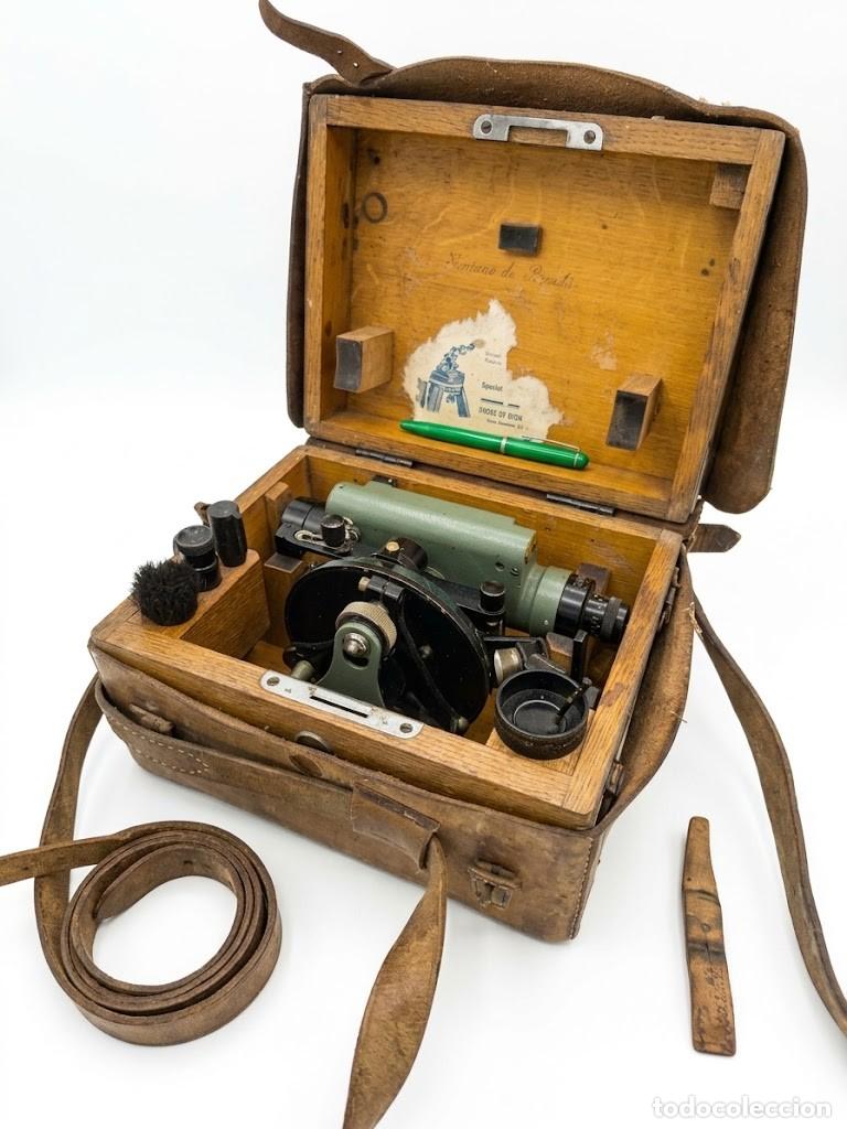 Antiguidades: Carl Zeiss Jena - Teodolito topogr&aacute;fico..