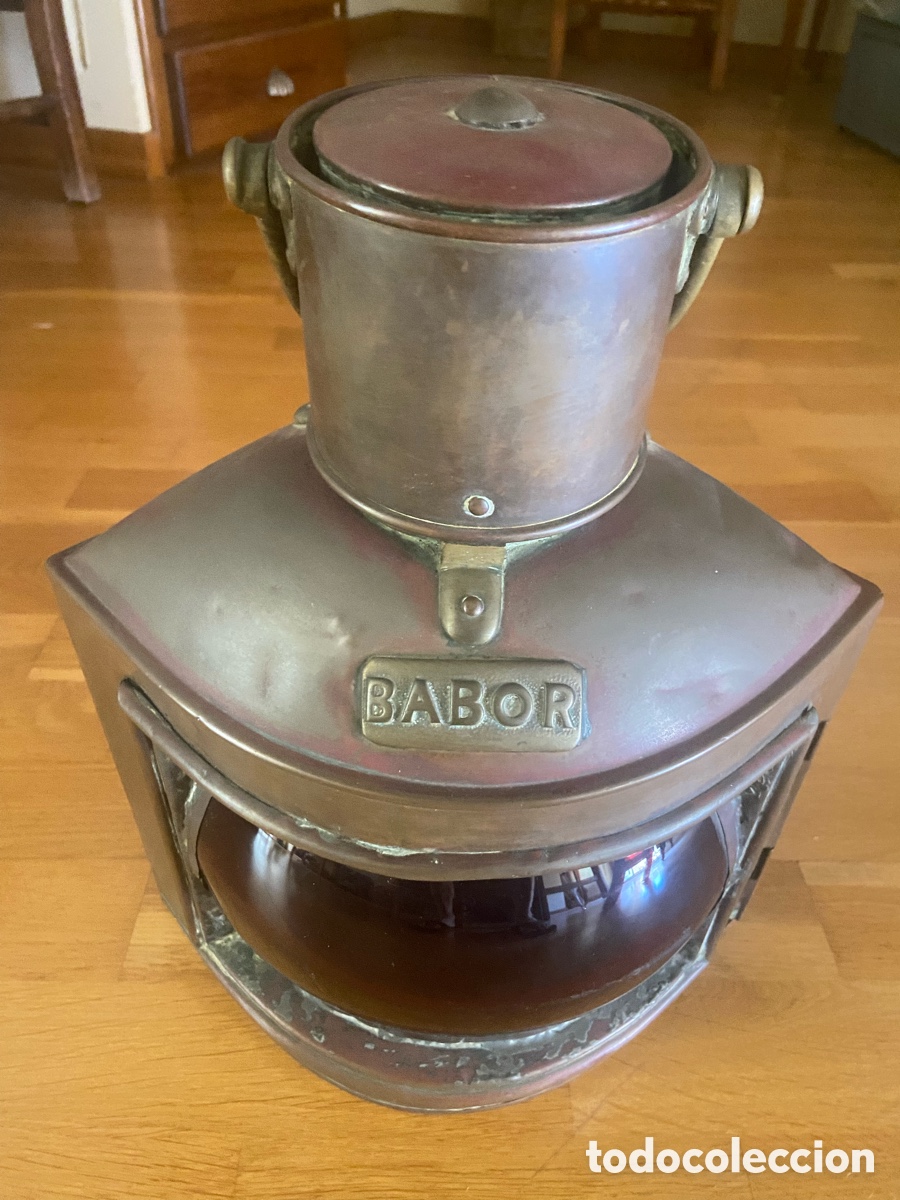 Antig&uuml;edades: Farol n&aacute;utico antiguo - Foto 4