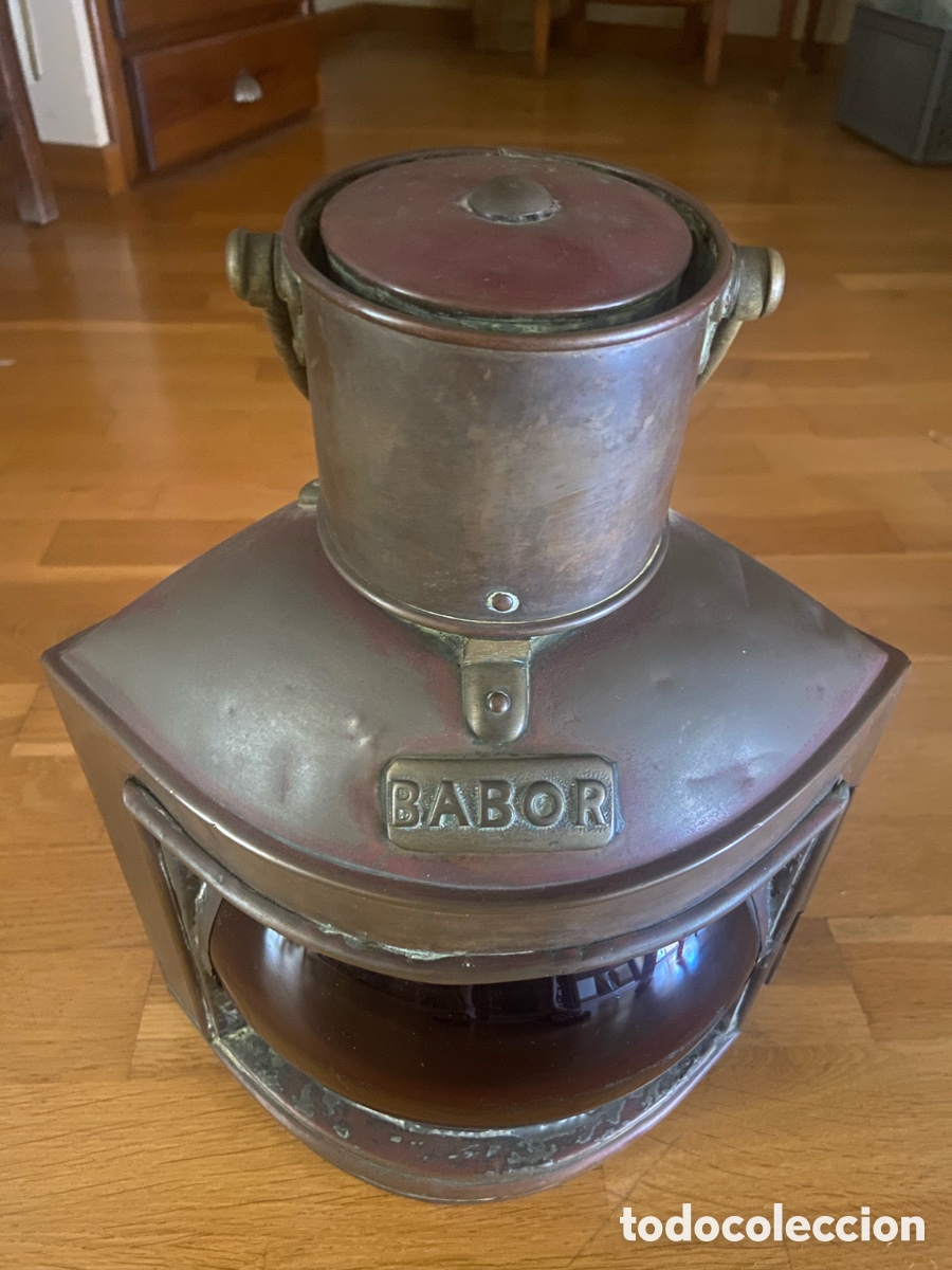 Antig&uuml;edades: Farol n&aacute;utico antiguo - Foto 5