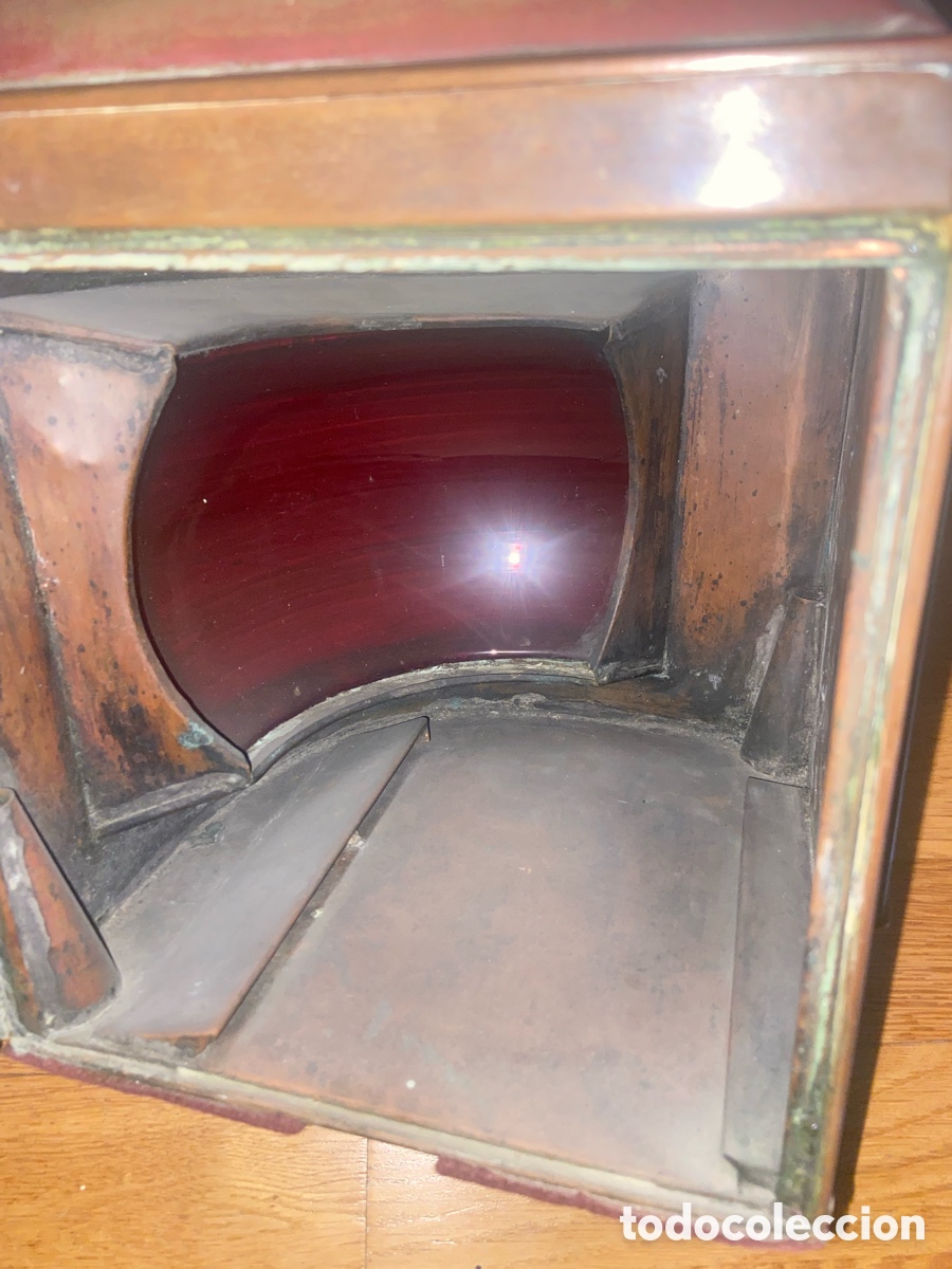 Antig&uuml;edades: Farol n&aacute;utico antiguo - Foto 14