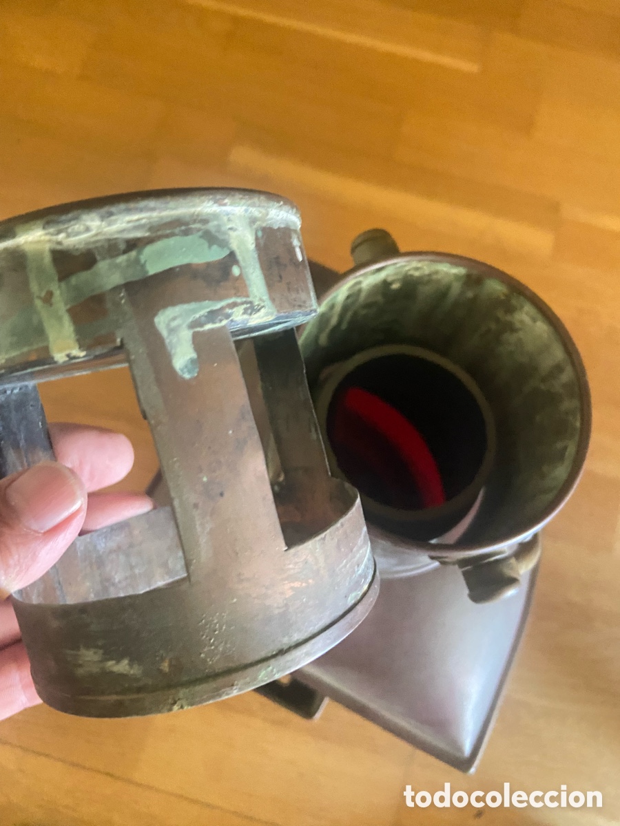 Antig&uuml;edades: Farol n&aacute;utico antiguo - Foto 16