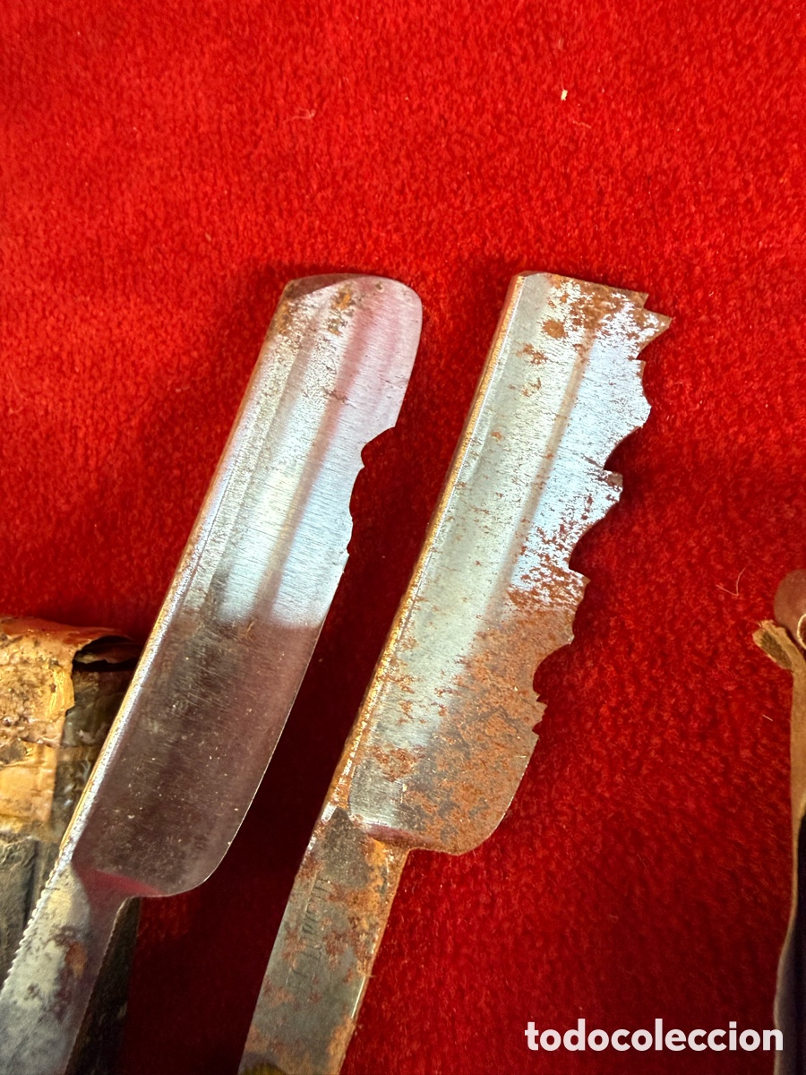 Antig&uuml;edades: Gran lote de material de barbero antiguo! - Foto 9