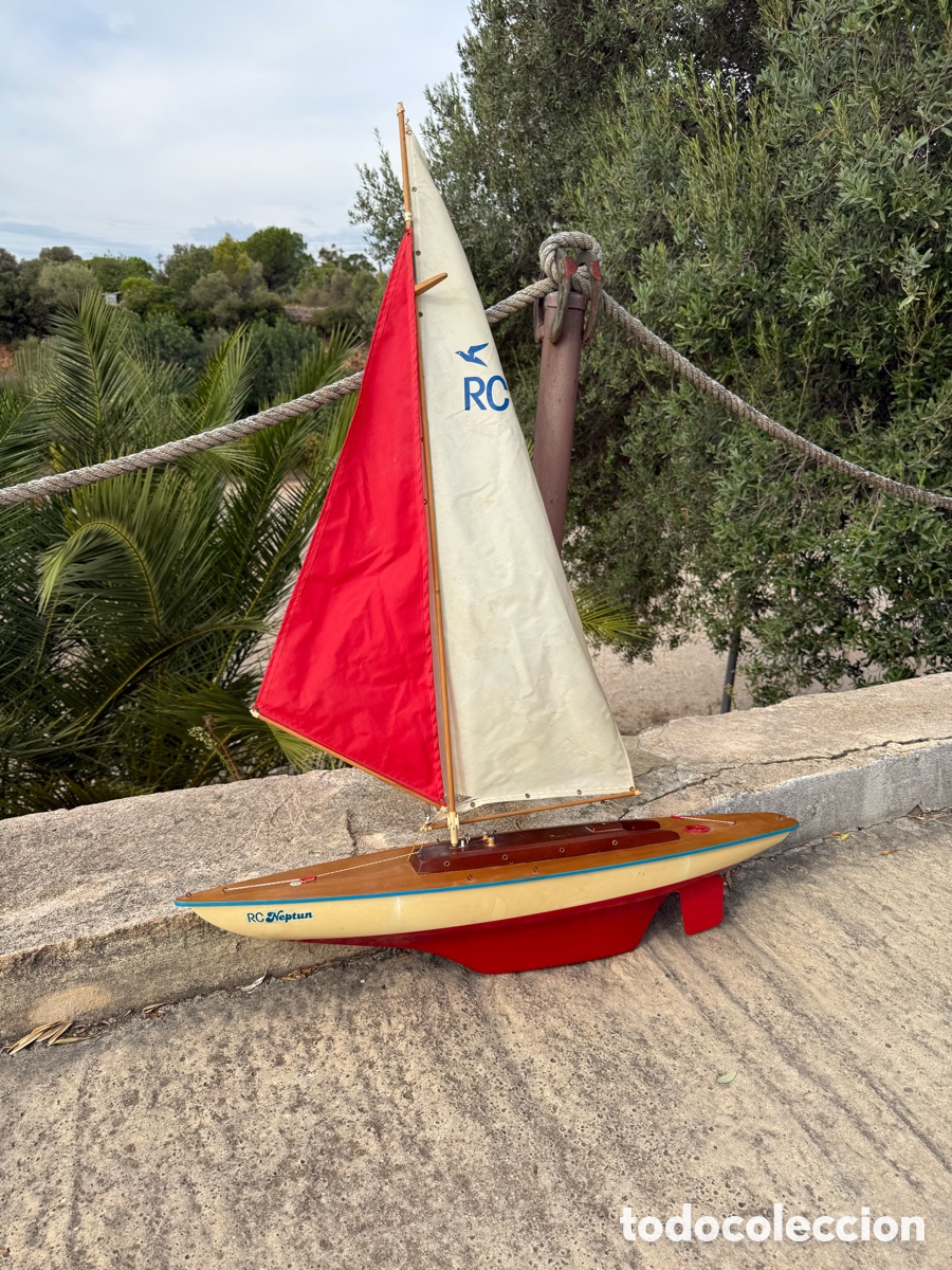 Antig&uuml;edades: Antiguo y gran barco velero de Radio Control!Neptun