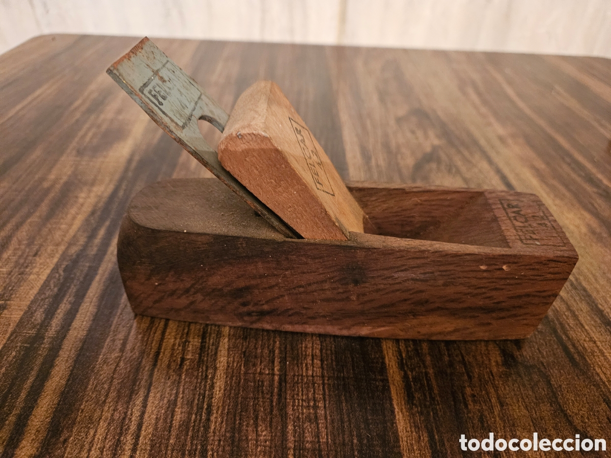 Antig&uuml;edades: Antiguo Cepillo de Carpintero / Ebanista FELCAR 42 &ndash; &iexcl;Excelente Estado! | ENV&Iacute;O GRATIS &ndash; Ofertas