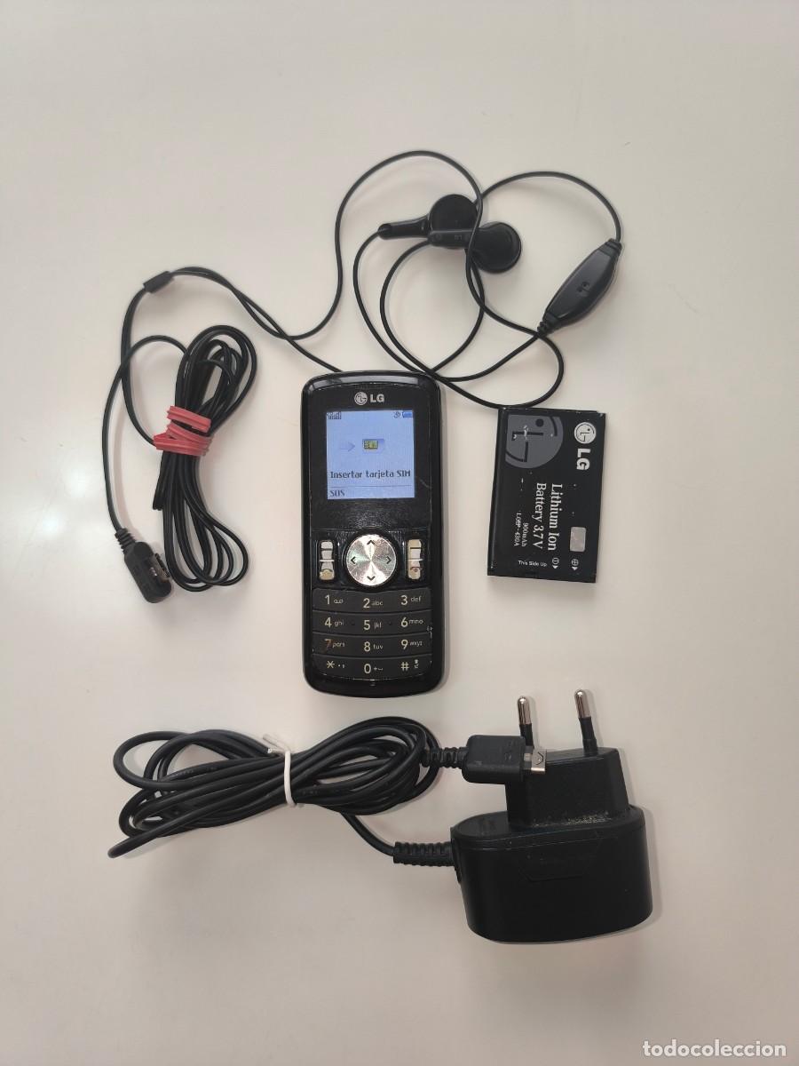 Tel&eacute;fonos: Tel&eacute;fono vintage LG 0168 + Cargador+ Auriculares + Bater&iacute;a de repuesto
