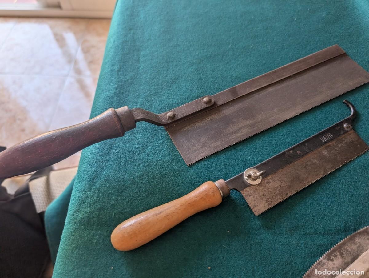 Antig&uuml;edades: Lote de Serruchos y Sierras Manuales de Carpinter&iacute;a - Foto 2