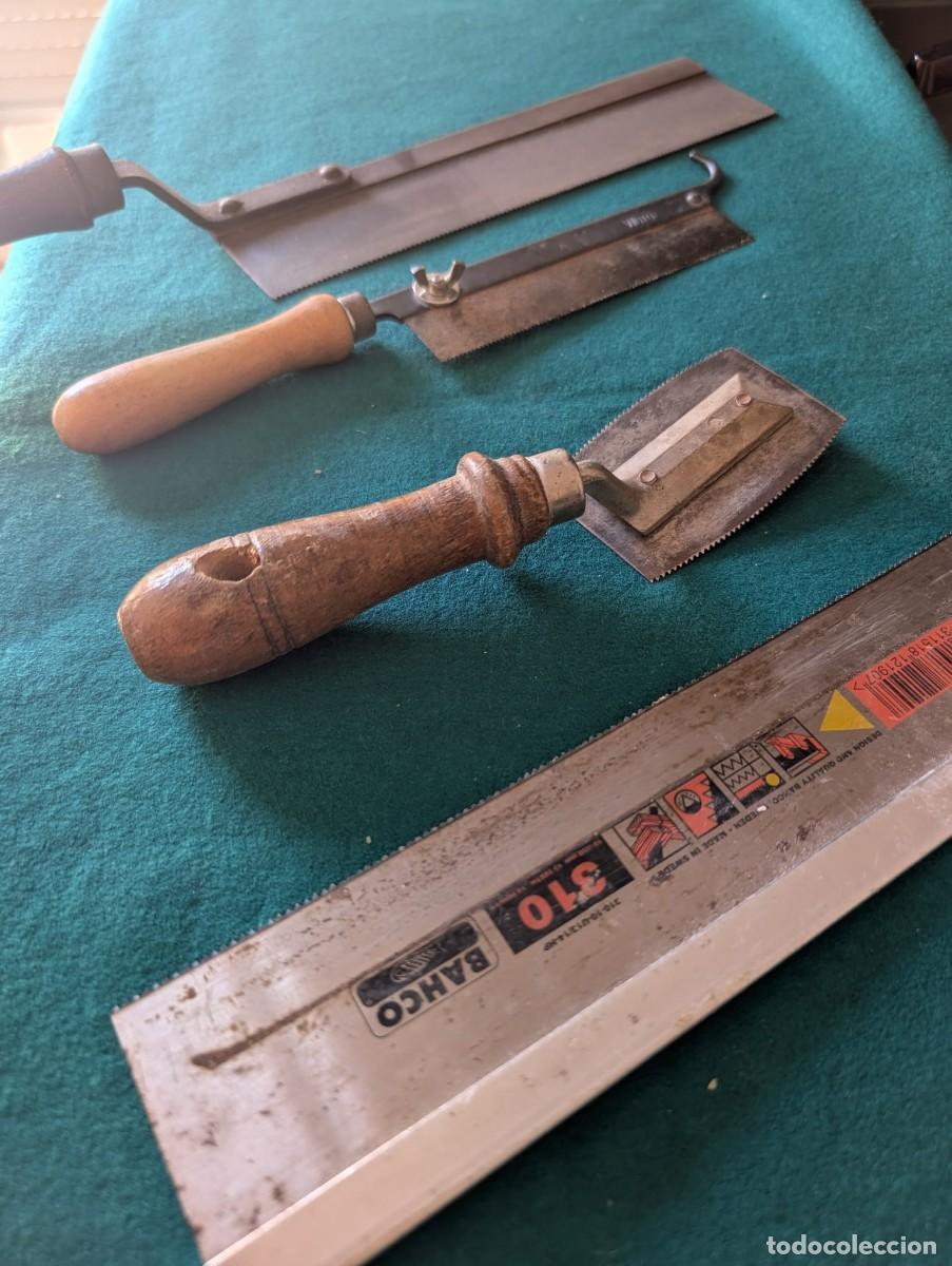 Antig&uuml;edades: Lote de Serruchos y Sierras Manuales de Carpinter&iacute;a - Foto 1