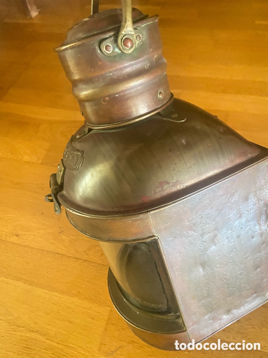 Antig&uuml;edades: Farol n&aacute;utico antiguo - Foto 8