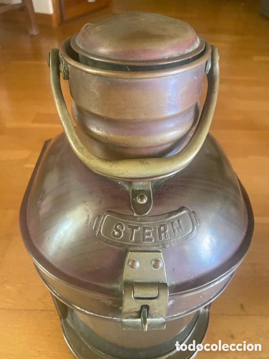 Antig&uuml;edades: Farol n&aacute;utico antiguo - Foto 11