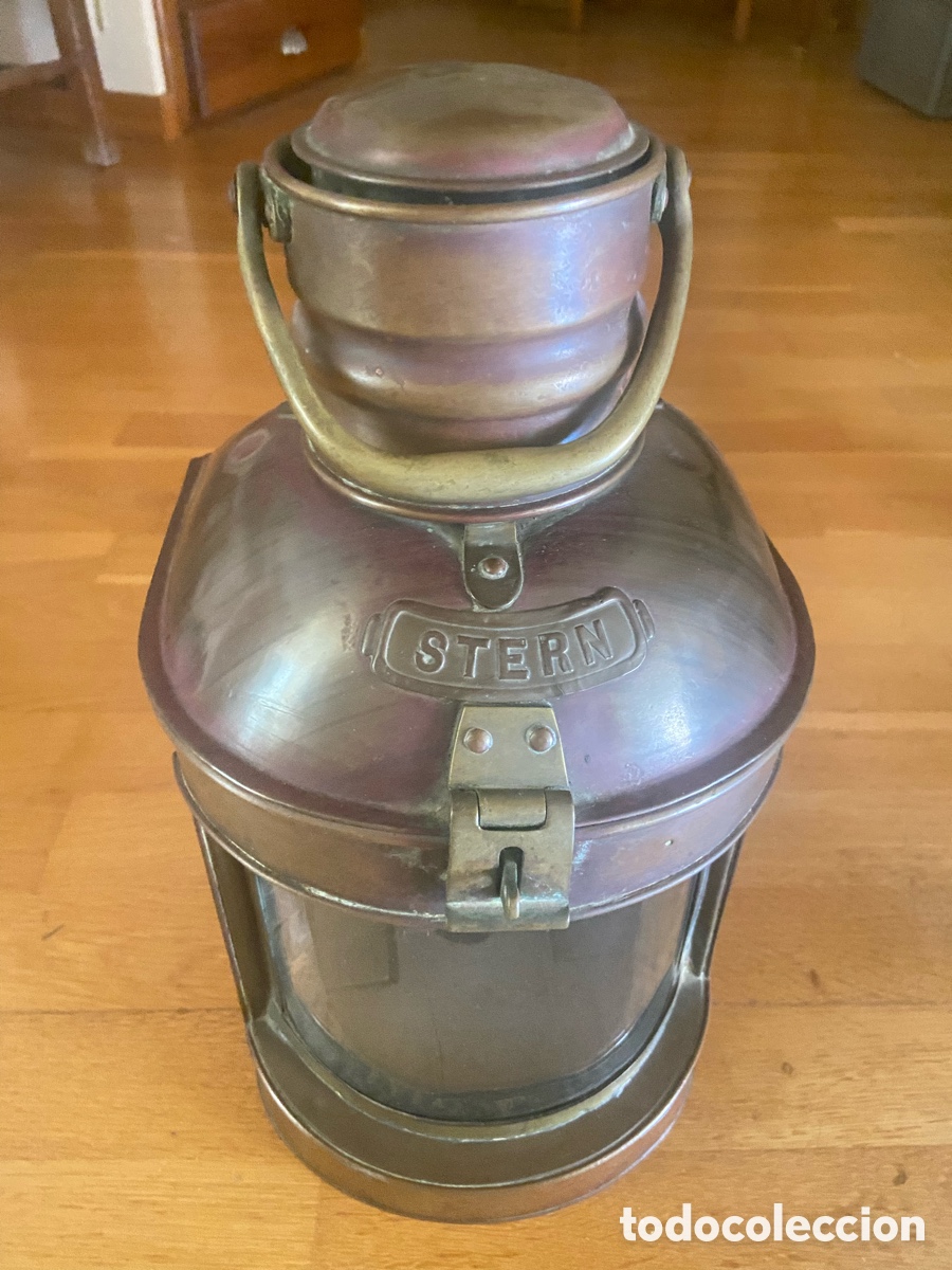 Antig&uuml;edades: Farol n&aacute;utico antiguo - Foto 12