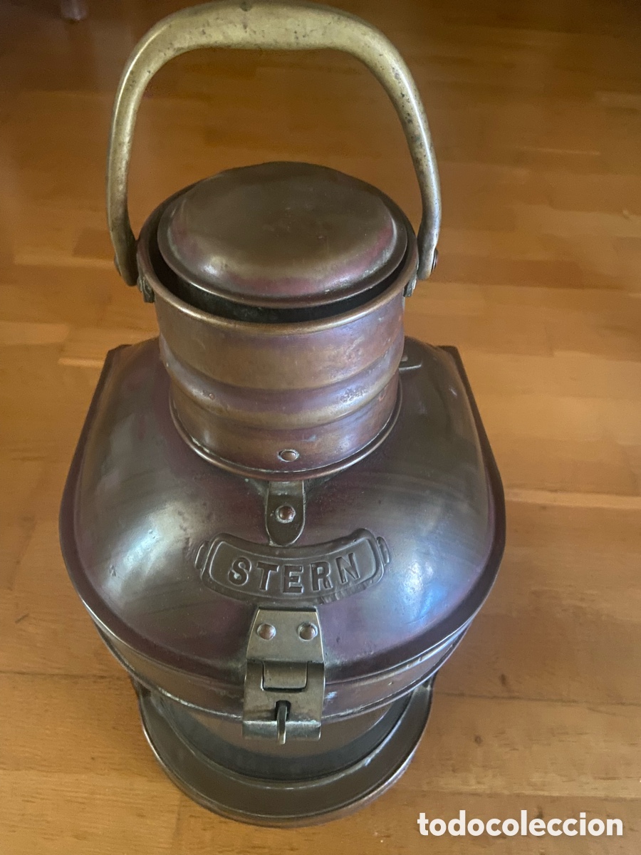Antig&uuml;edades: Farol n&aacute;utico antiguo - Foto 13