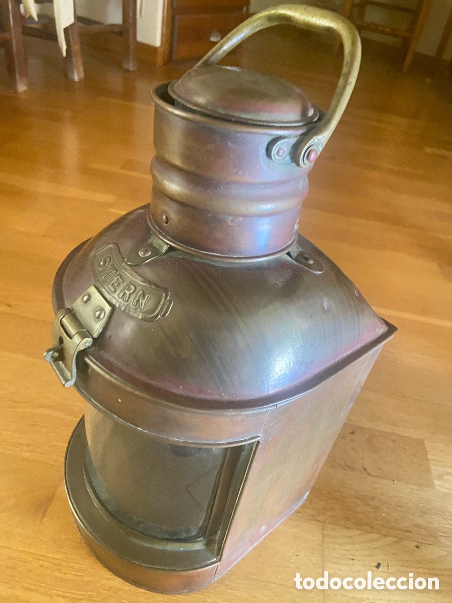 Antiques: Farol n&aacute;utico antiguo