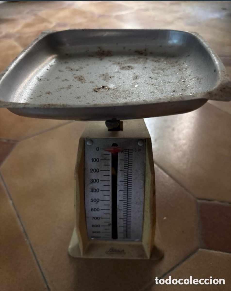 Antig&uuml;edades: B&aacute;scula Cocina Vintage A&ntilde;os 70