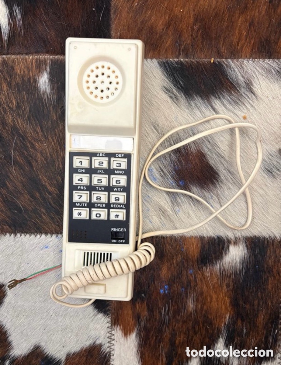 Tel&eacute;fonos: Tel&eacute;fono Pared Vintage Retro A&ntilde;os 80