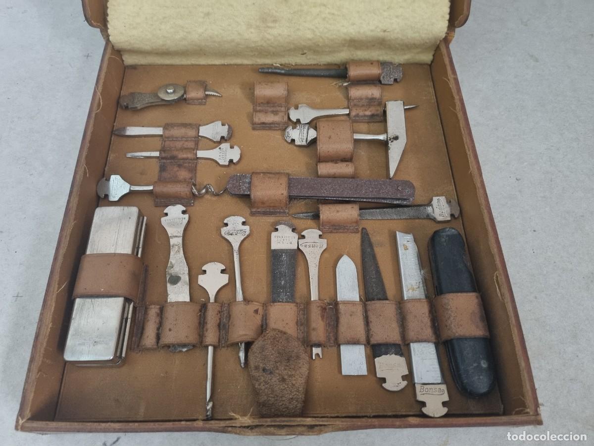 Antig&uuml;edades: Antiguo estuche de herramientas antiguas - Foto 2