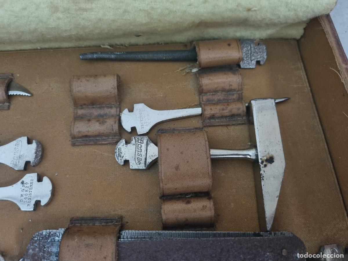 Antig&uuml;edades: Antiguo estuche de herramientas antiguas - Foto 3