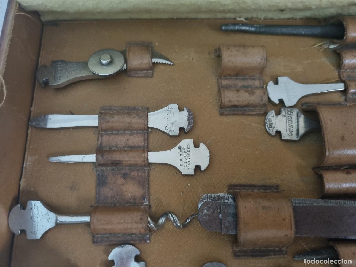 Antig&uuml;edades: Antiguo estuche de herramientas antiguas - Foto 4