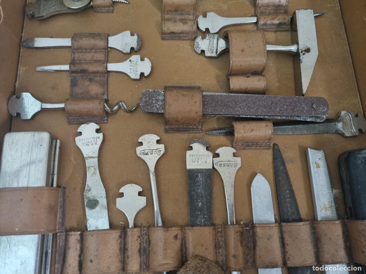 Antig&uuml;edades: Antiguo estuche de herramientas antiguas - Foto 5