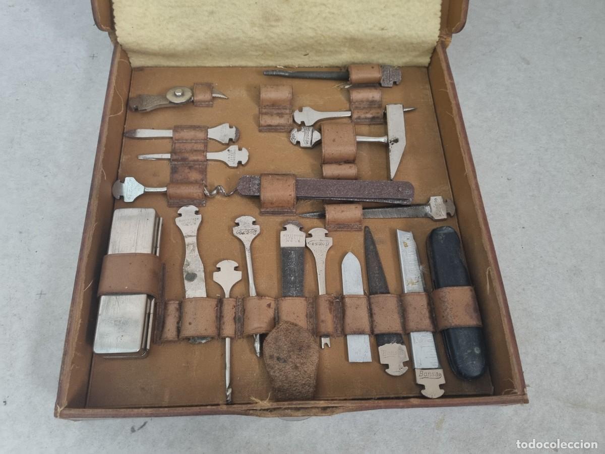 Antig&uuml;edades: Antiguo estuche de herramientas antiguas - Foto 7