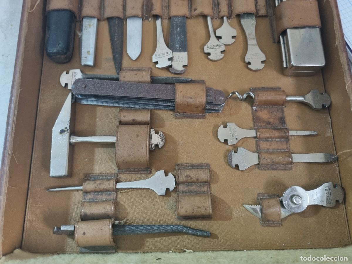 Antig&uuml;edades: Antiguo estuche de herramientas antiguas - Foto 9