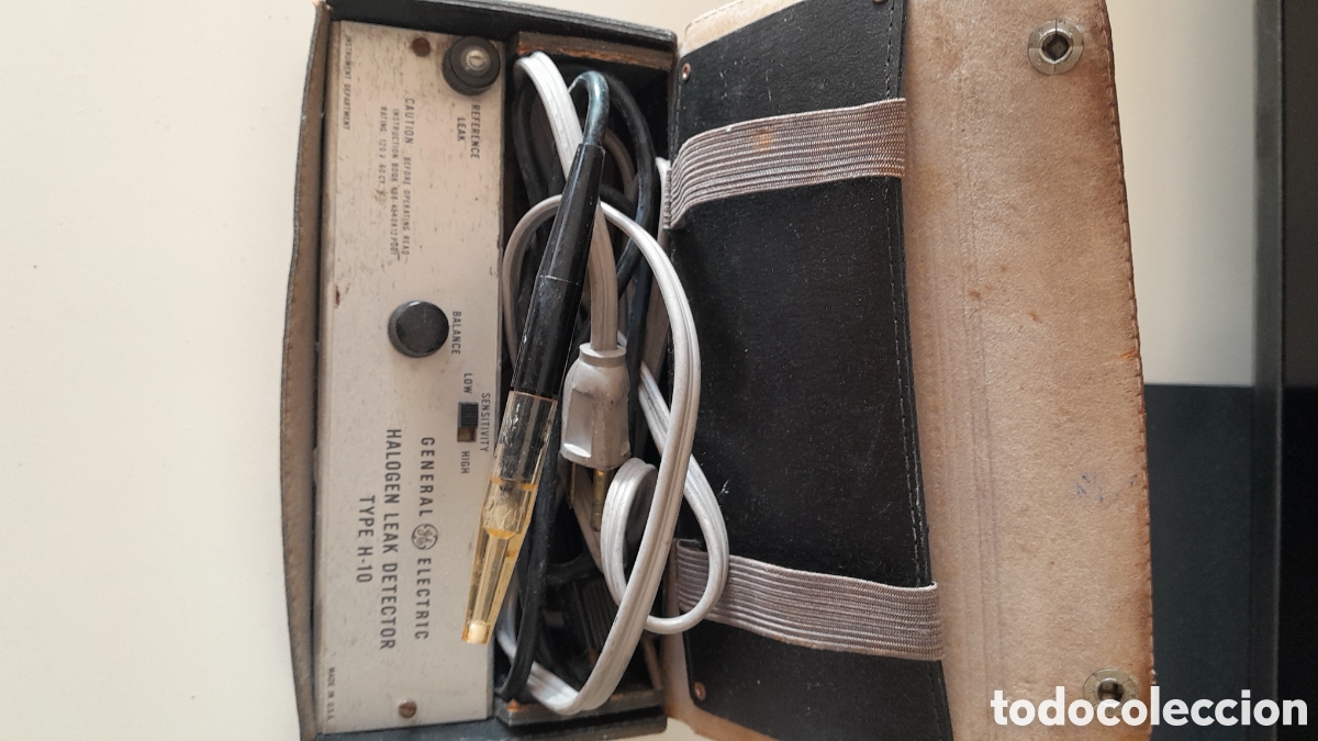 Antig&uuml;edades: Detector de Fugas Hal&oacute;geno Vintage General Electric H-10