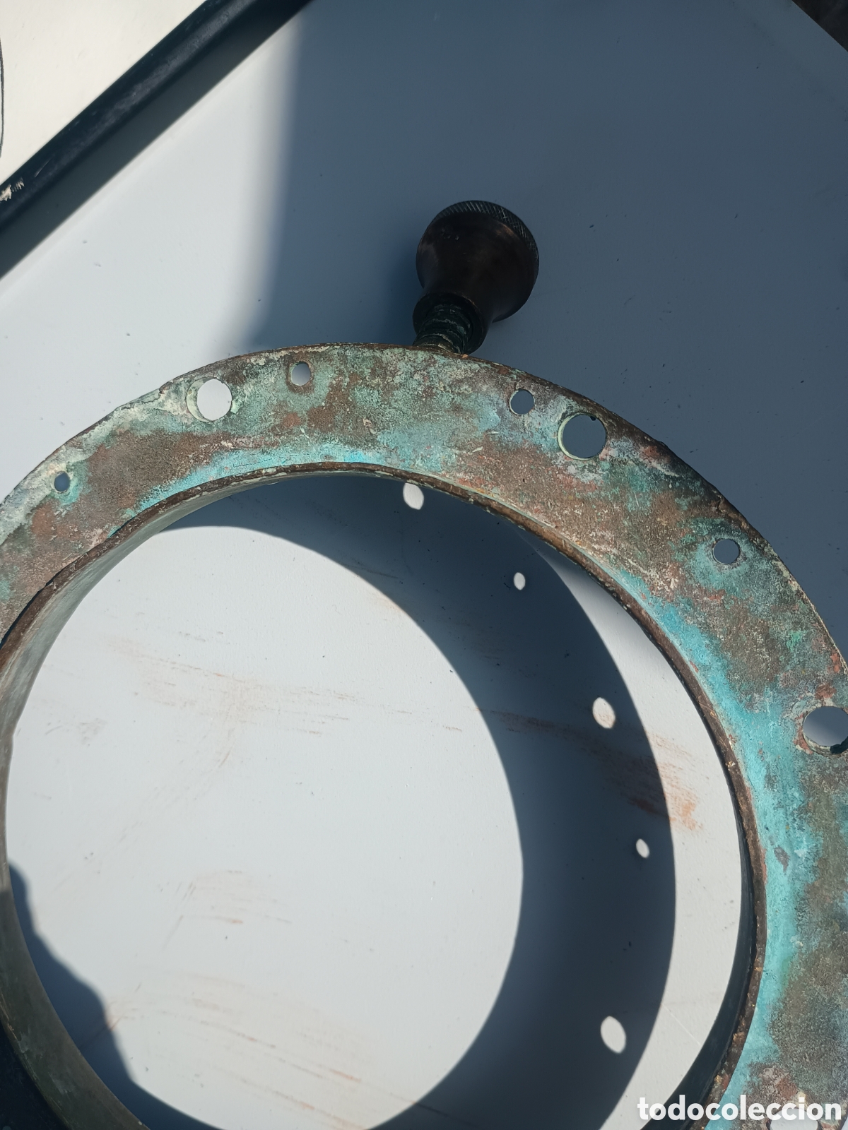 Antig&uuml;edades: Ojo de buey barco bronce - Foto 8