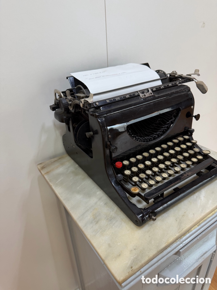 Antig&uuml;edades: M&aacute;quina de escribir antigua Fox Typewriter Co. - Foto 1