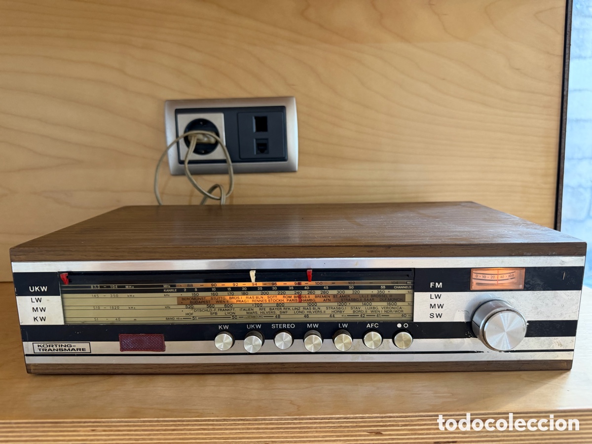 Antig&uuml;edades: Sintonizador Radio Vintage K&ouml;rting Transmare - Foto 3