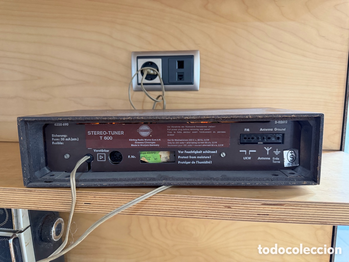 Antig&uuml;edades: Sintonizador Radio Vintage K&ouml;rting Transmare - Foto 4