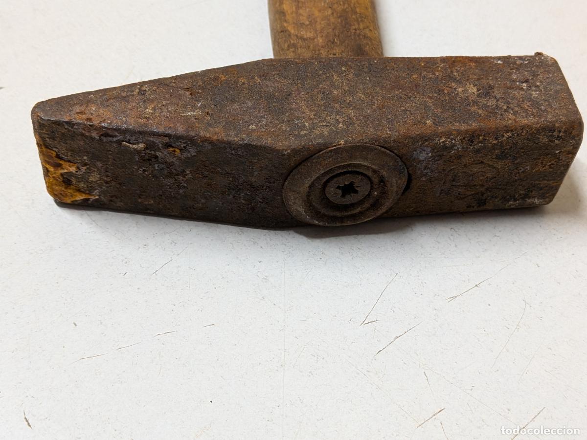 Antig&uuml;edades: ANTIGUO MARTILLO CORTO CON SELLO - Foto 3