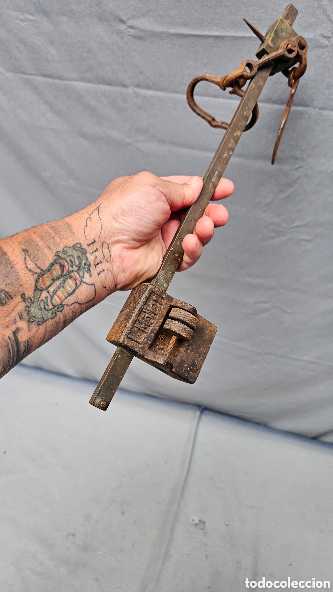 Antig&uuml;edades: Curiosa balanza romana - Foto 6