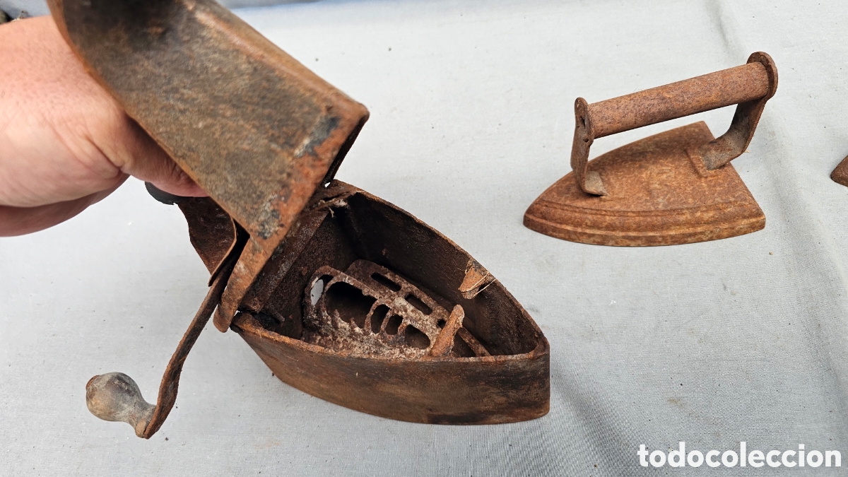 Antig&uuml;edades: Lote d3 planchas antiguas varias - Foto 10