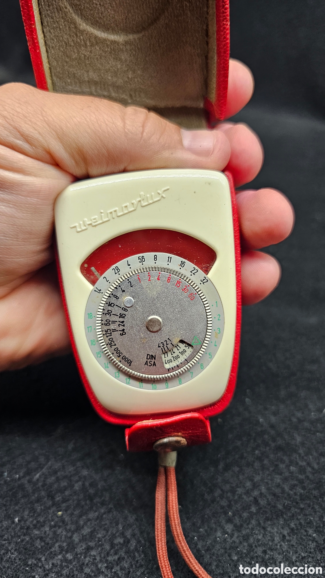Antig&uuml;edades: fot&oacute;metro o expos&iacute;metro anal&oacute;gico vintage de fabricaci&oacute;n alemana de los a&ntilde;os 60.