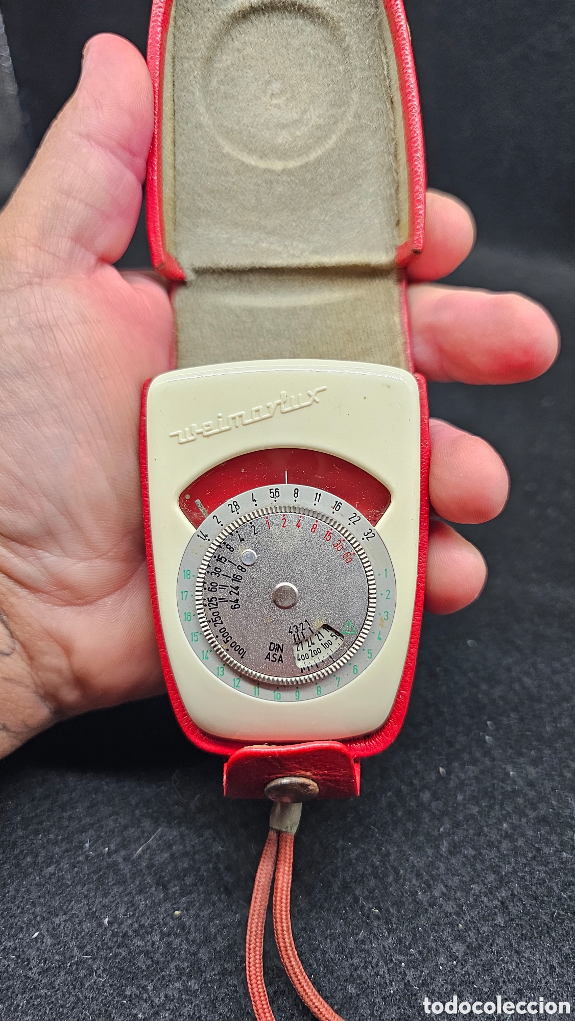 Antig&uuml;edades: fot&oacute;metro o expos&iacute;metro anal&oacute;gico vintage de fabricaci&oacute;n alemana de los a&ntilde;os 60.