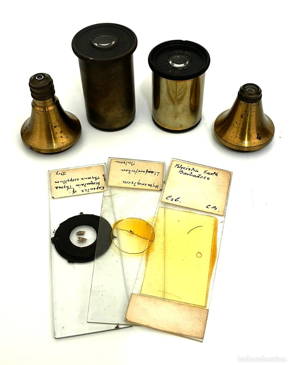 Antig&uuml;edades: Microscopio antiguo franc&eacute;s Hartnack (c.1866) - Foto 7