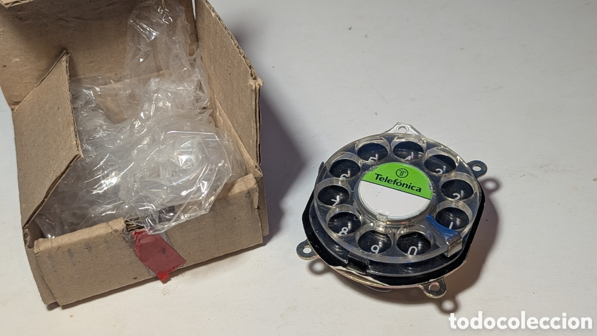 Tel&eacute;fonos: Disco de marcaci&oacute;n rotativo de repuesto para el cl&aacute;sico tel&eacute;fono G&oacute;ndola. Telef&oacute;nica