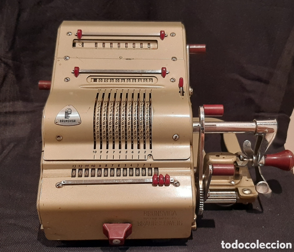 Antig&uuml;edades: Antigua calculadora Brunsviga - Foto 9