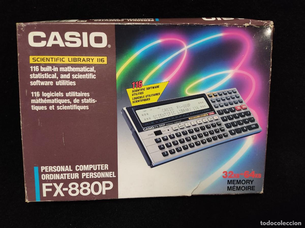 Antig&uuml;edades: CALCULADORA CIENT&Iacute;FICA CASIO FX-880P PERSONAL COMPUTER FX 880 P FUNCIONANDO