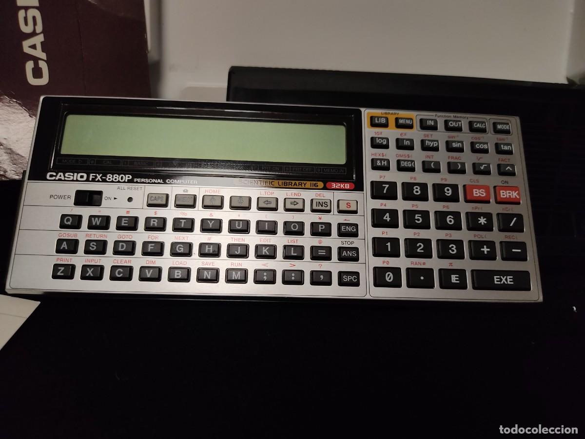 Antig&uuml;edades: CALCULADORA CIENT&Iacute;FICA CASIO FX-880P PERSONAL COMPUTER FX 880 P FUNCIONANDO - Foto 4