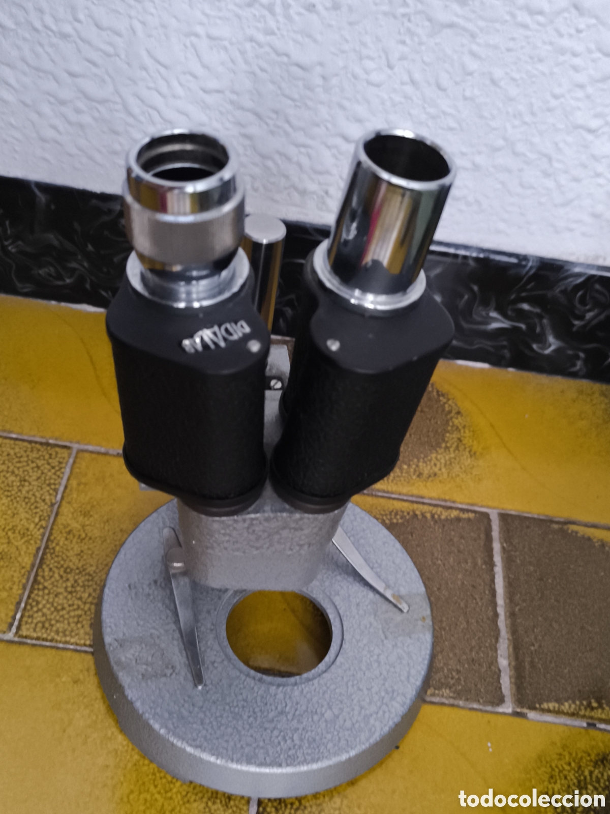 Antig&uuml;edades: Microscopio binocular vintage antiguo 70s Didalab - Foto 23