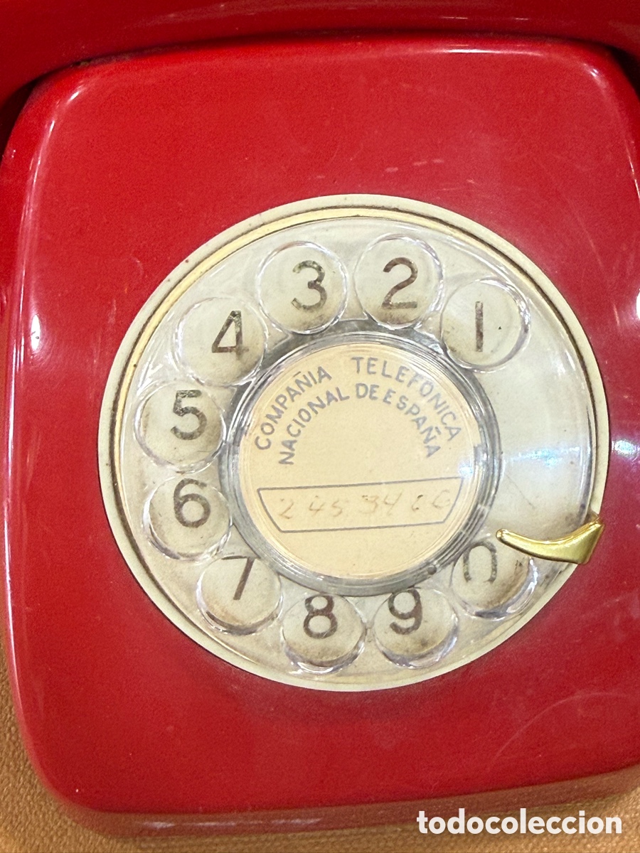 Tel&eacute;fonos: Bonito tel&eacute;fono citesa, rojo - Foto 2