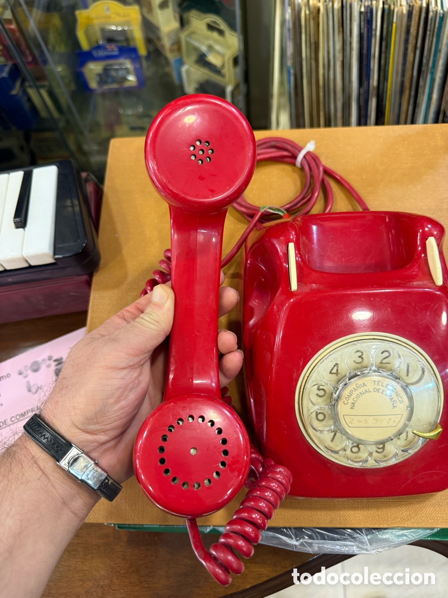 Tel&eacute;fonos: Bonito tel&eacute;fono citesa, rojo - Foto 3