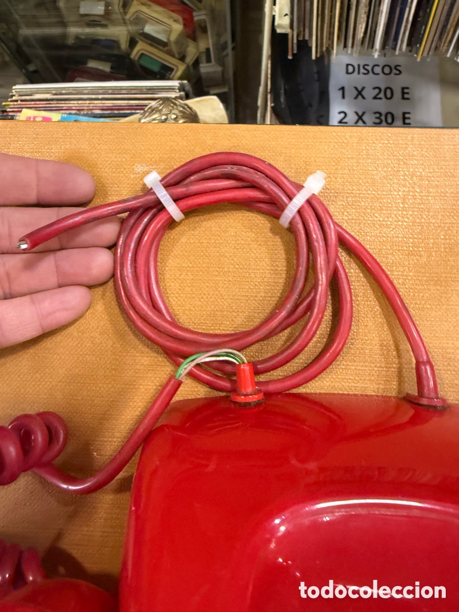 Tel&eacute;fonos: Bonito tel&eacute;fono citesa, rojo - Foto 4