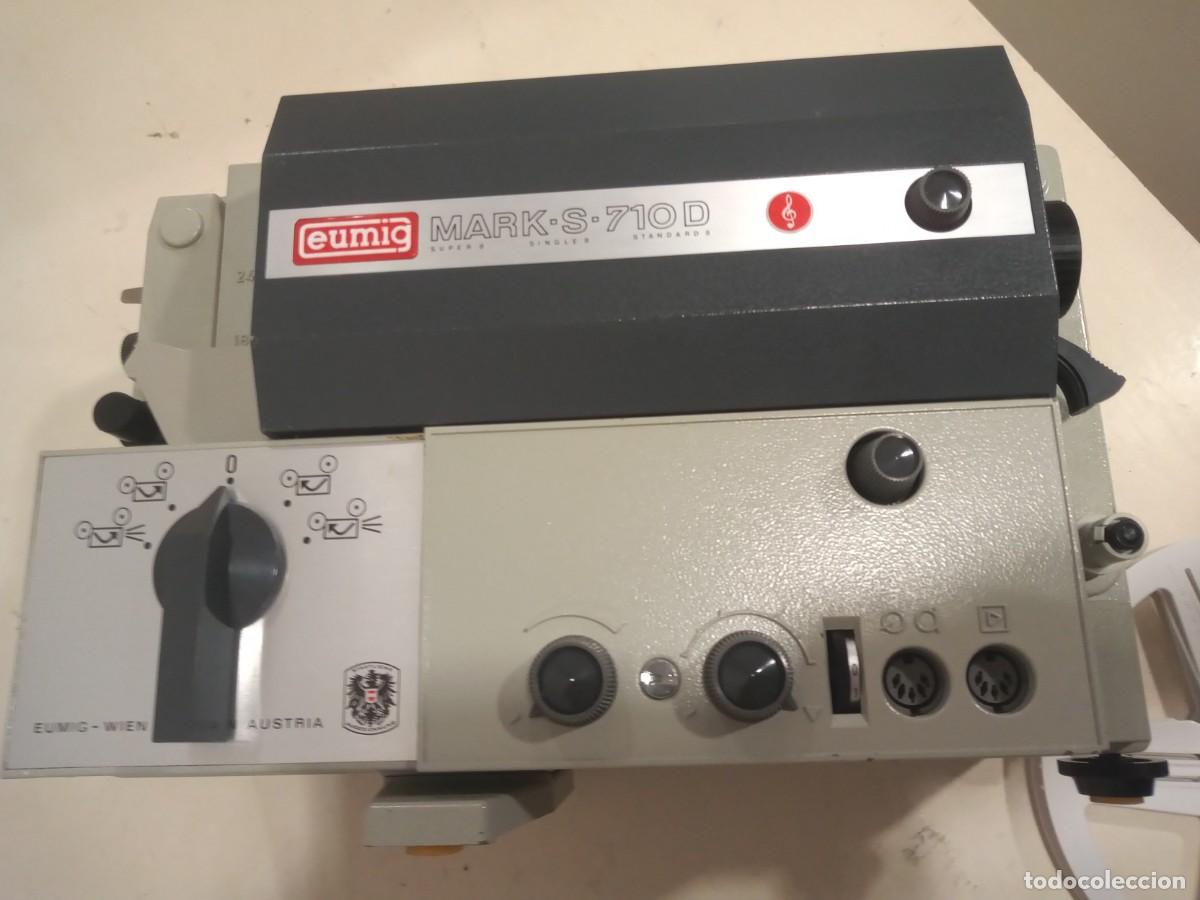 Antig&uuml;edades: PROYECTOR SUPER 8 EUMIG MARK S 710 D CAJA MANUAL - Foto 2