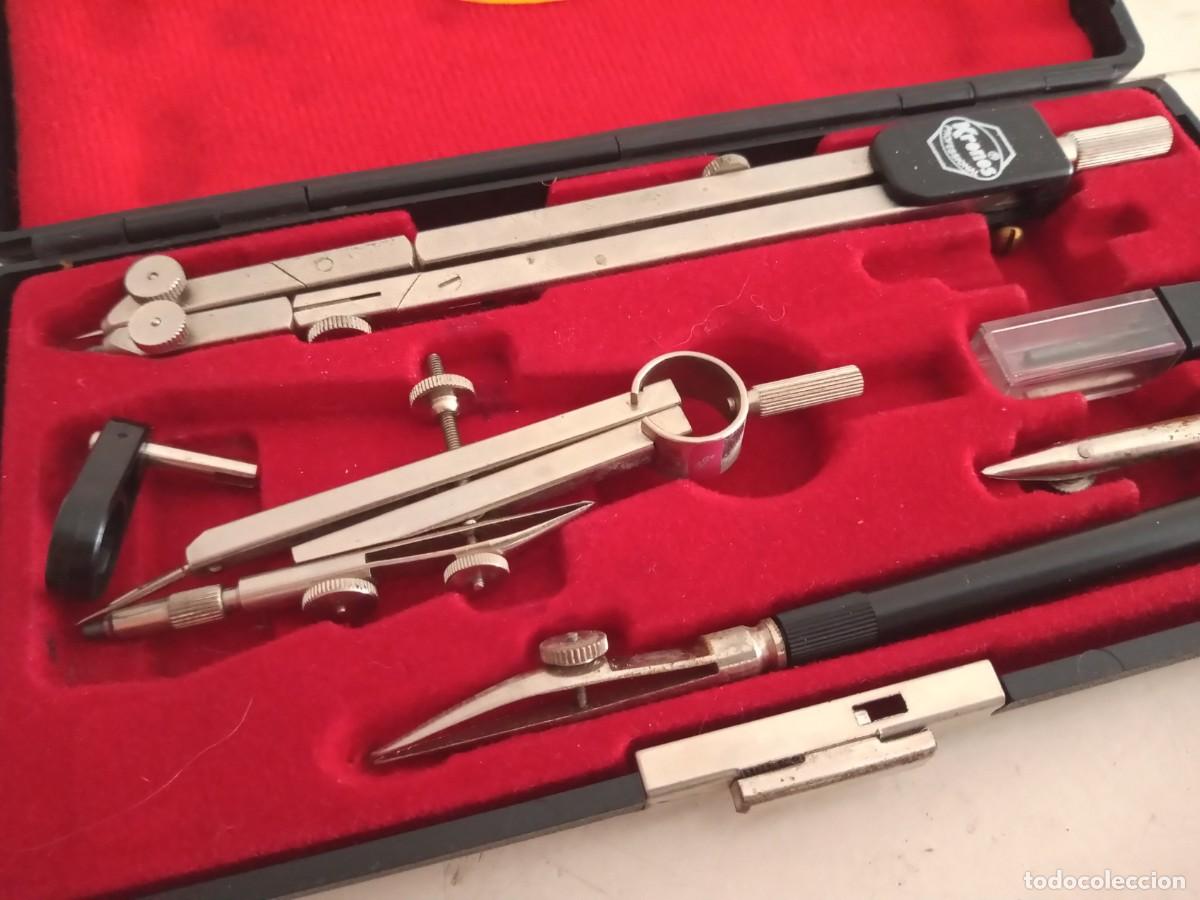 Antig&uuml;edades: ESTUCHE COMPASES KRONOS 930 PROFESSIONAL - Foto 3