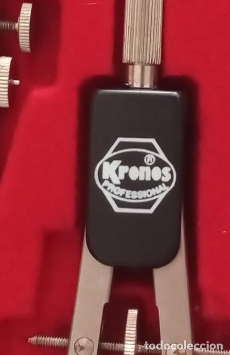 Antig&uuml;edades: ESTUCHE COMPASES KRONOS 935 PROFESSIONAL - Foto 5